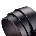 Vintage Men's Cowhide Leather Belts With Stainless Steel Buckle