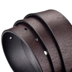 Vintage Men's Cowhide Leather Belts With Stainless Steel Buckle