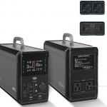 Sungzu 1000W AC/DC Output Multifunction 336000mAh Home Portable Power Outdoor Solar Generator