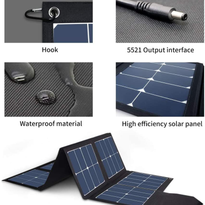 Sungzu 1000w Portable Battery AC and DC Output and Sungzu100w folding Solar Panels
